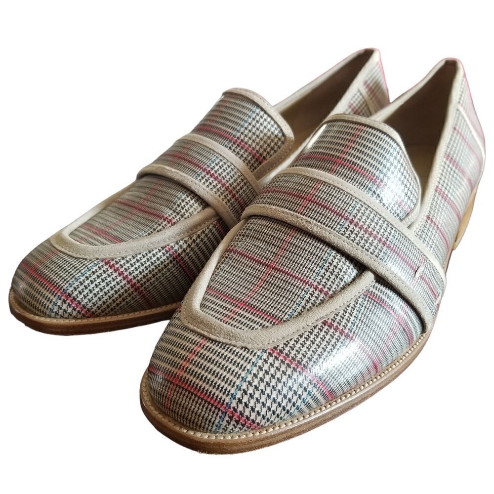 ⭐️ Etienne Aigner Elle Glen Check Loafers sz 9M